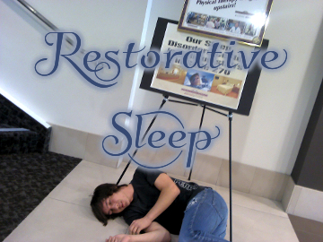 man sleeping